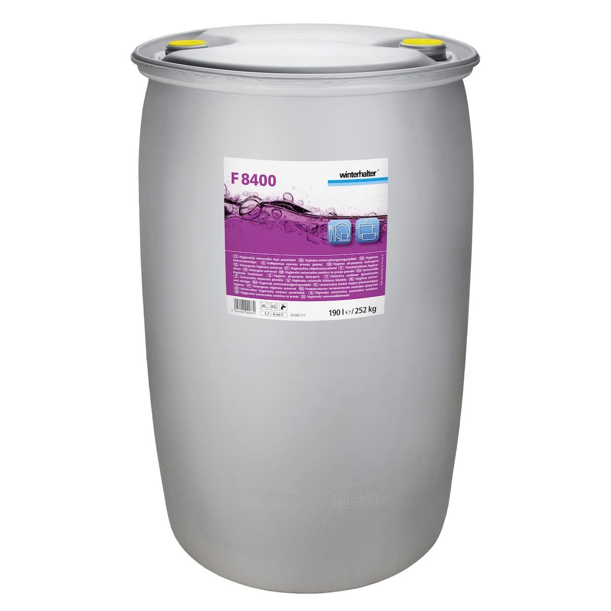 Hygiene-Universalreiniger F 8400 / F 8700, 252 kg Fass